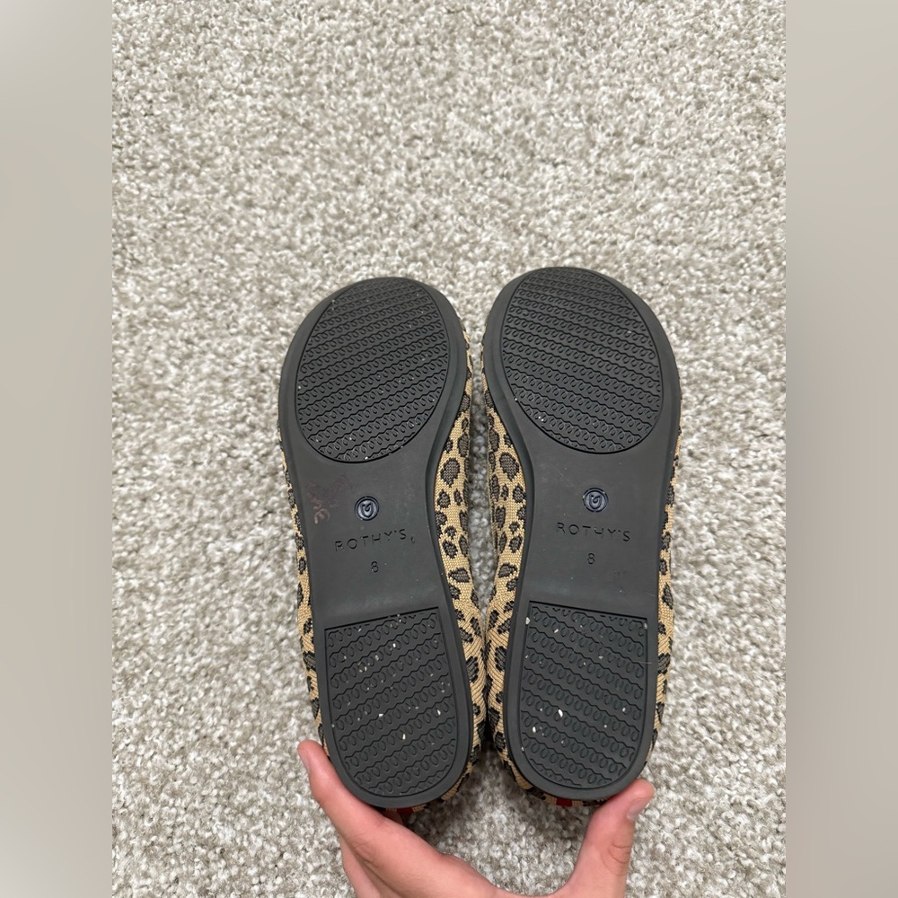 Rothy's "The Flat" ballet flat leopard/animal print RETIRED PRINT - Picture 6 of 6